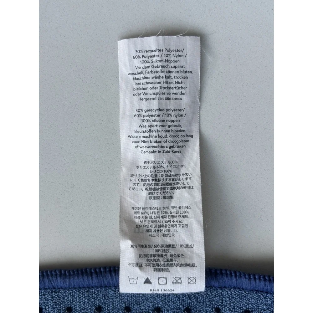 Yogitoes Manduka Vitality Yoga Towel Mat Blue 72